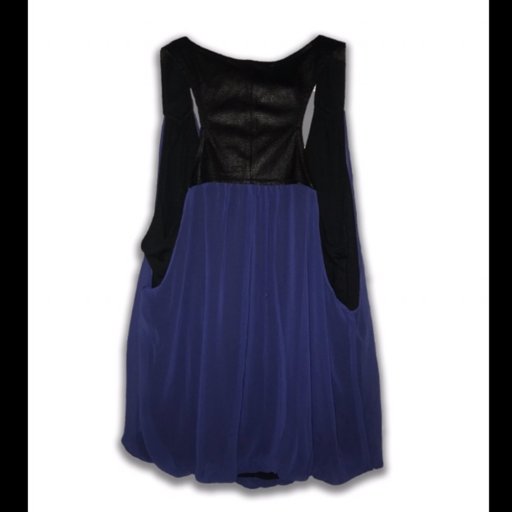 black and purple tank